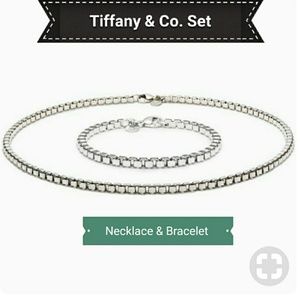 Tiffany & Co necklace & bracelet Venetian Link